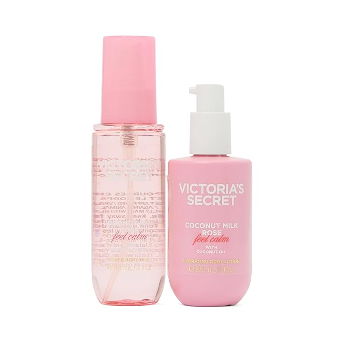 Victoria's Secret 2 Piece Body Care Holiday Gift Set, Coconut Milk Rose