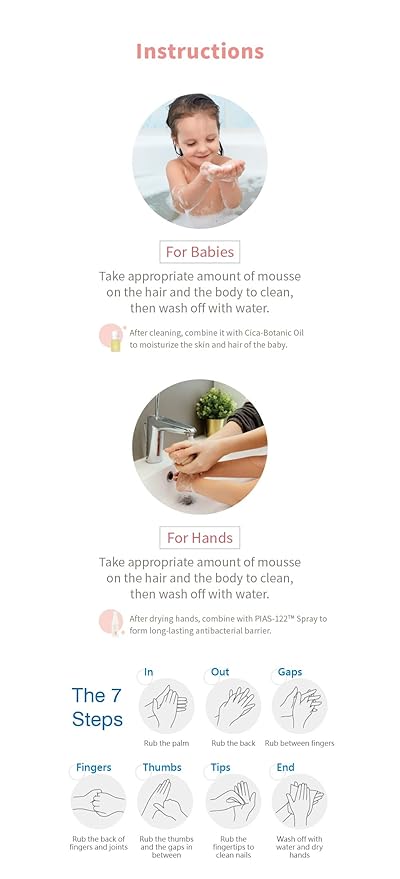 Baby Cleansing Foam | Tear-Free, Gentle Sensitive Skin Wash | Head to Toe for Babies, Kids & Adults | Natural & Hypoallergenic | 14.20 Fl Oz