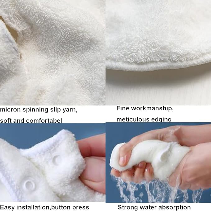 Angzhili 2 Pcs Hot Compress Face Towel Masks, Reusable Facial Steamer Towel for Hot Cold Skin care,Moisturizing Face Steamer, Beauty Facial Towel for Home and Beauty Salon