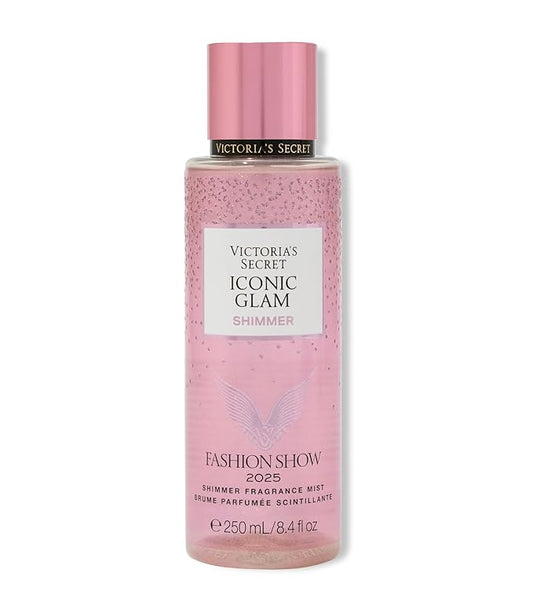 Victoria's Secret Fashion Show Iconic Glam Shimmer Fragrance Mist, Body Spray for Women (8.4 oz)