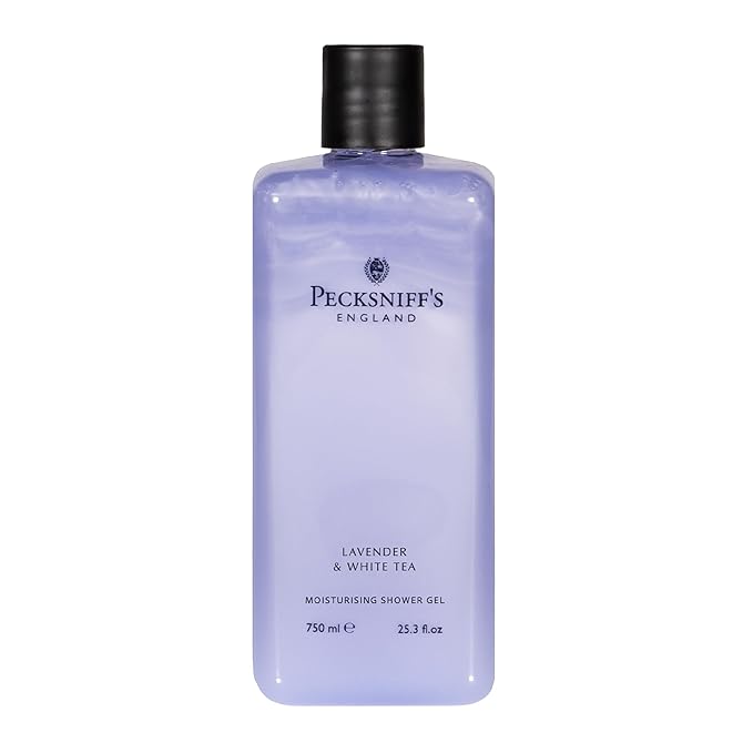 Pecksniff's Lavender & White Tea Moisturizing Shower Gel | 750ml / 25.366 Fl Oz