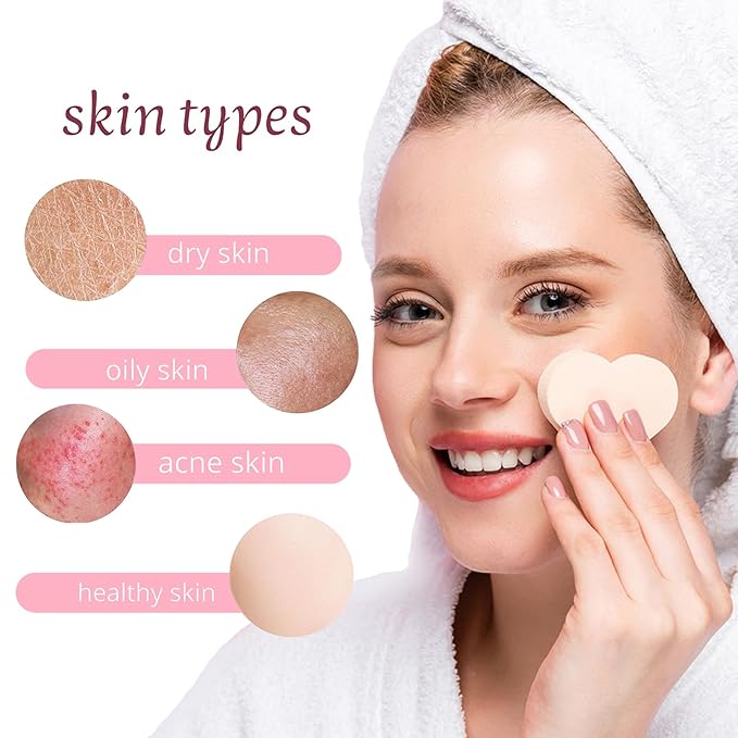 uxcell 120 Count Compressed Facial Sponges Round Face Cleansing Sponges Pads for Daily Skincare Routines at Home, Kitchen(Yellow, Pink)