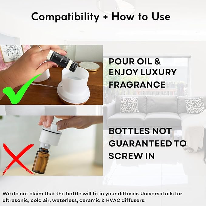 Scentia Miami One Hotel Diffuser Oil Inspired by The 1 Hotel Miami Beach- 50 ml 1.69 fl oz - Essential Oil Blend Sandalwood, Cedar & Lemon Notes for Aromatherapy Diffusers Humidifiers