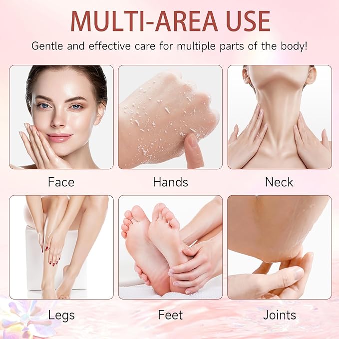 Purifying Exfoliating Gel, Facial Exfoliator Cleanser, Face Scrub, Natural Exfoliating Gel Purifying Cream, Gentle for Face Body, Deep Cleansing for All Skin