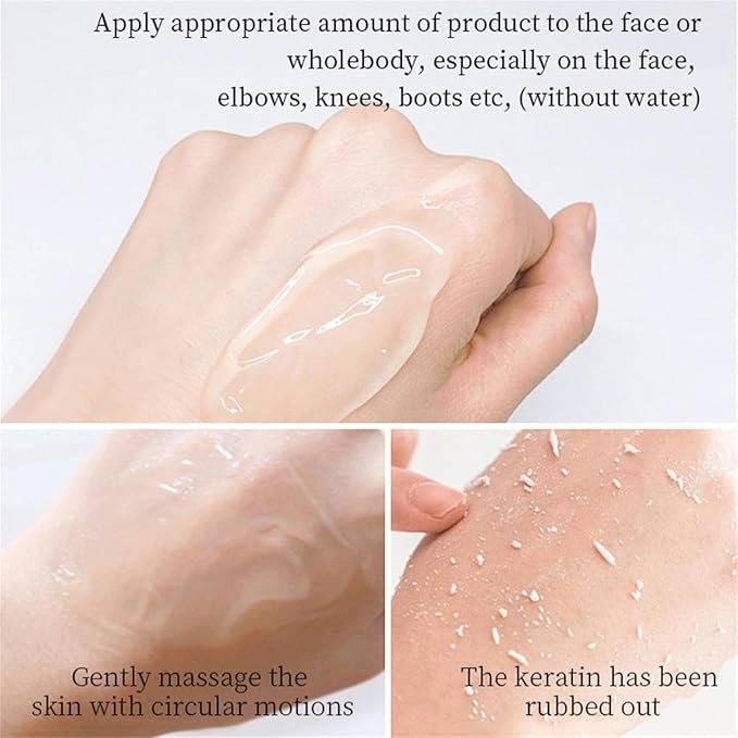 Exfoliating Gel, Exfoliate Glow Purifying Exfoliating Gel for Dark Spot Remover Facial Exfoliator Cleanser, Deep Cleansing Facial Cleanser Scrub for All Skin Types (1pcs)