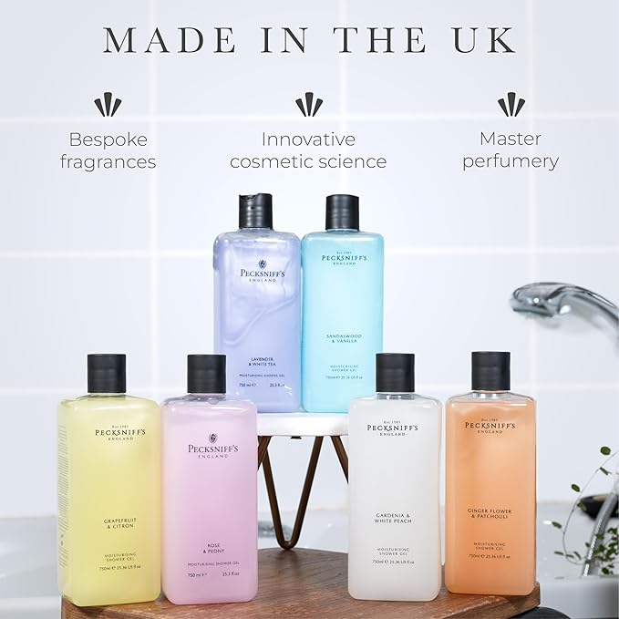 Pecksniff's Classic 750ml Shower Gel Sandalwood & Vanilla