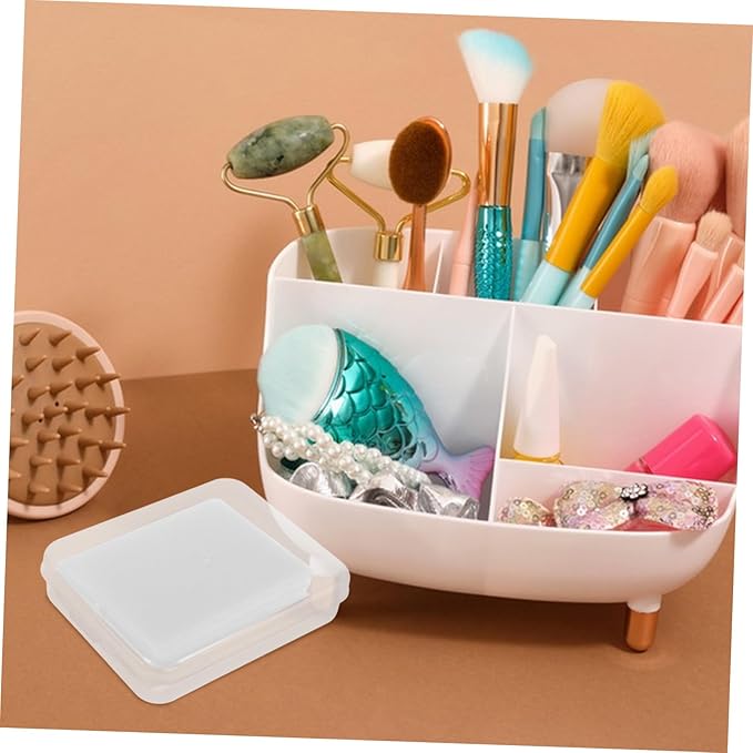 Zerodeko 80pcs Thin Soft Cotton Face Wipes for Makeup Removal and Toner Application Disposable Hypoallergenic Exfoliating Pads for Facial and Eye Cleansing White Cotton Ovals