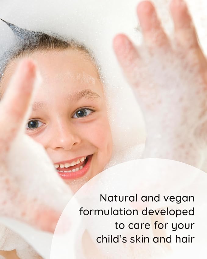 BEYOND Angel Kids Baby Bath Gift Set (25.7fl oz , 3-Piece Bath & Shower Set) - Vegan Korean Skin Care. Baby Shampoo, Body Wash, Hyaluronic