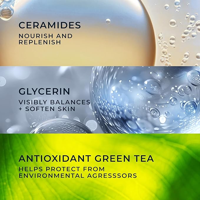 RoC Barrier Renew Gel to Foam Non Drying Foaming Facial Cleanser to Hydrate Skin, facial cleanser for sensitive skin, 12 Ounces