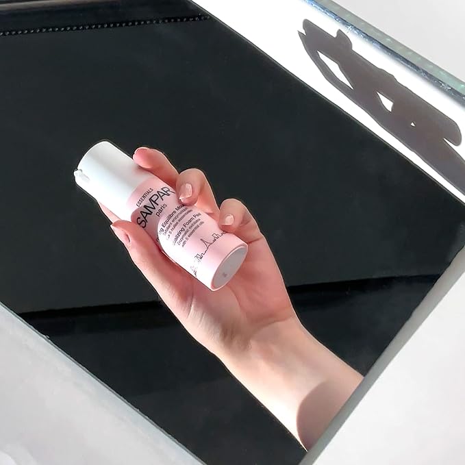 SAMPAR - Equalizing Foam Peel - Exfoliating Gel with Essential Oils for All Skin Types - Gentle Peel for Uneven Skin Tone & Blemishes - Made in Paris (1 oz)