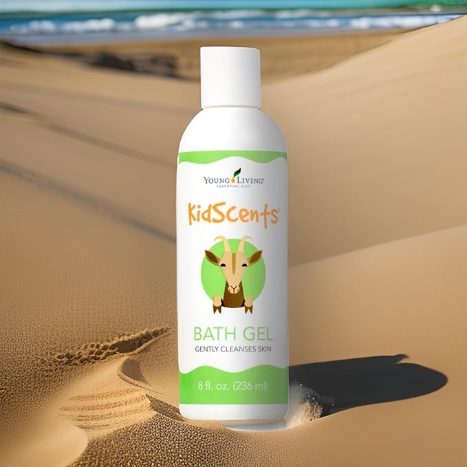 KidScents Bath Gel by Young Living - 8 fl oz - Hypoallergenic, Gentle, and Nourishing Botanicals for Children's Sensitive Skin - Aloe Vera Moisturizing