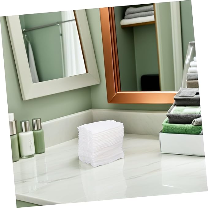 Zerodeko 220pcs Double-Sided Thick Pure Cotton Makeup Pads with Portable Storage Bag Skin-Friendly Cosmetic Rounds for Face Toner Makeup Removal Nail Polish and Daily Skincare Use