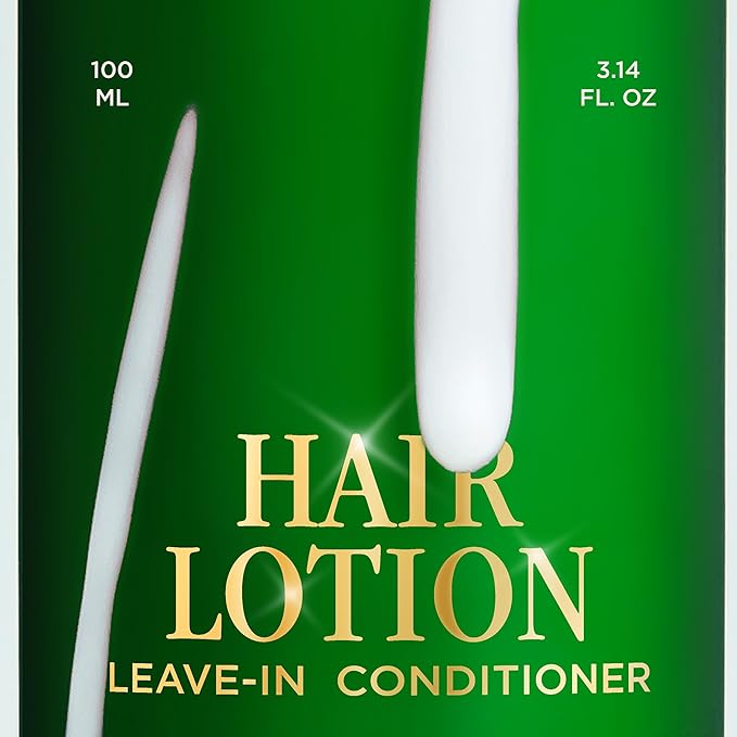 | 99% Natural Hair Lotion: Organic Leave-In Conditioner and Heat Protector for All Hair Types, Infused with TILICINE® and Vegan Oils - Made in France