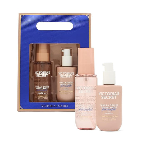 Victoria's Secret 2 Piece Body Care Holiday Gift Set, Vanilla Orchid Sandalwood