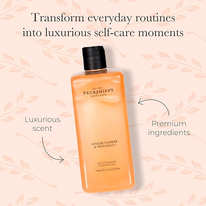 Pecksniff's Classic 750ml Shower Gel Ginger Flower & Patchouli