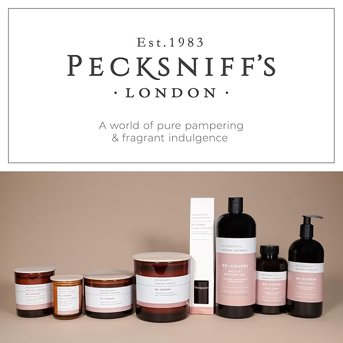 Pecksniff's Aroma:Therapy ReCovery Shower Gel – Luxurious Moisturizing Bath & Body Cleanser, 1000 ml/33.8 fl oz Bottle