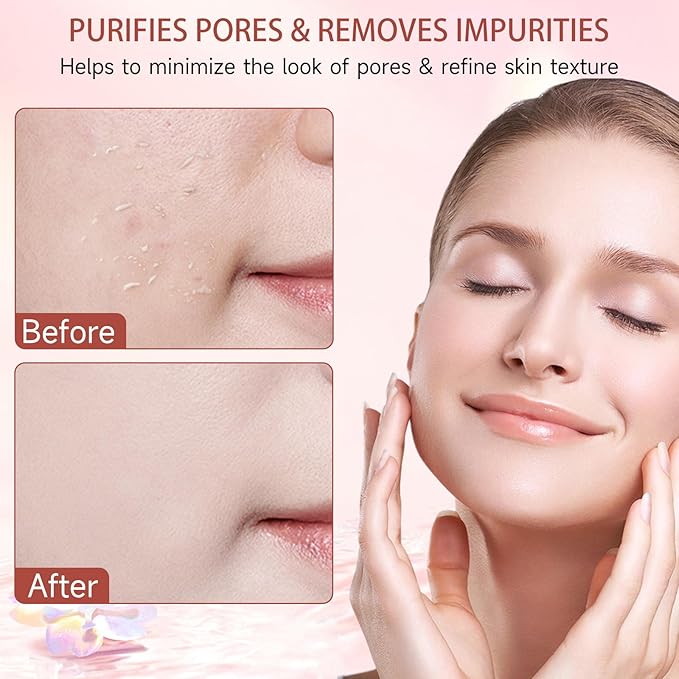Purifying Exfoliating Gel, Facial Exfoliator Cleanser, Face Scrub, Natural Exfoliating Gel Purifying Cream, Gentle for Face Body, Deep Cleansing for All Skin