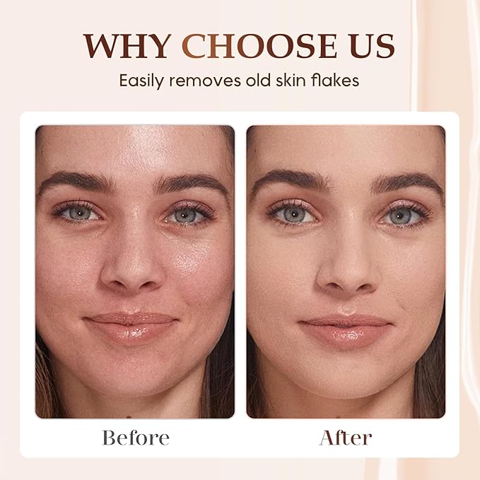 Facial Exfoliating Gel with Natural Orange Extract, Deep Cleansing Exfoliating, Moisturizing, Cleansing and Rejuvenating for All Skin Types (1 pcs, 2.12 OZ)