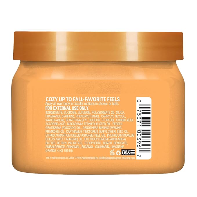 Tree Hut Shea Sugar Scrub Sweet Punkin | Exfoliating Body Scrub Removes Dead, Dry Skin for a Soft & Hydrated Feel | Nourishing Essential Body Care | 18 fl oz.