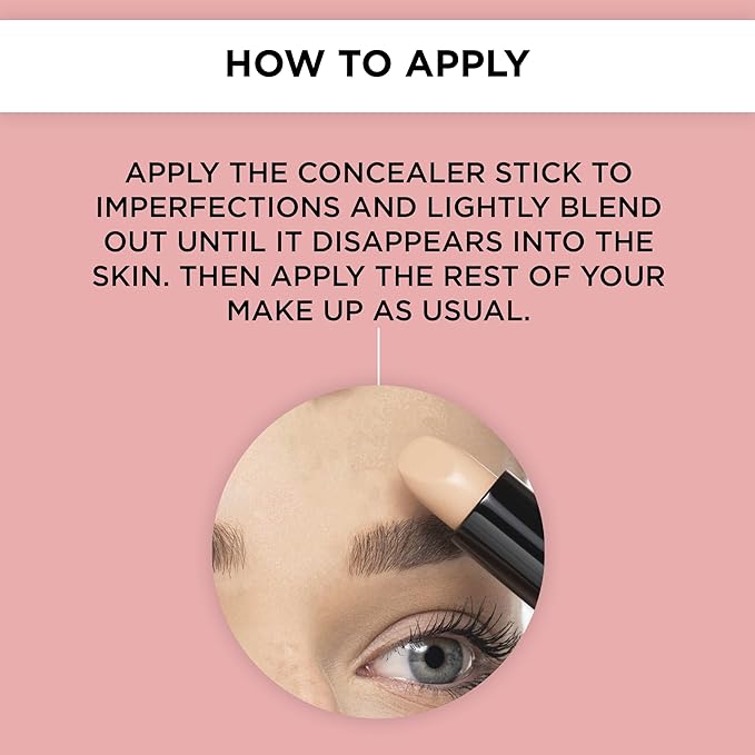 ARTDECO Perfect Stick – concealer stick in natural sand N°5 - masking skin imperfections with full coverage & dark circles - get rid of blemishes - with calming Tea Tree oil - face makeup - 0.14 Oz