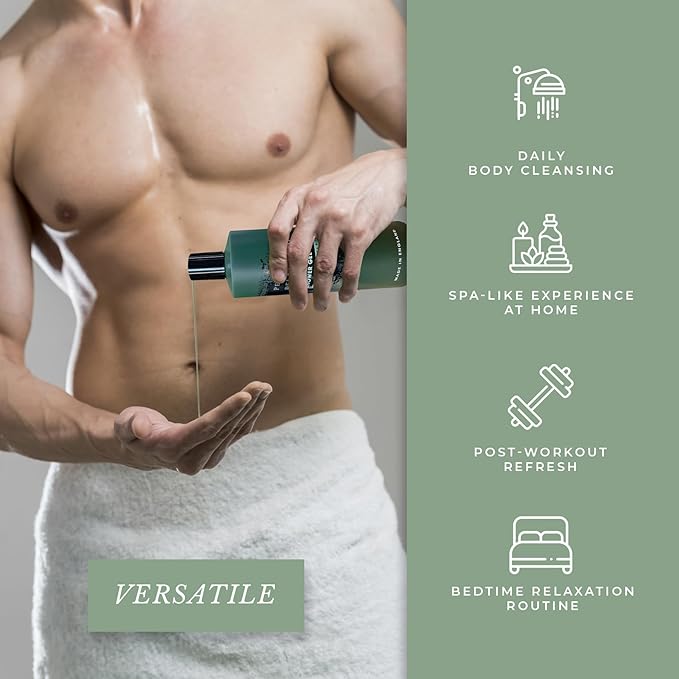 Pecksniff's Relax Magnesium 3-in-1 Arnica & Sage Shower Gel | 500ml /16.9 Fl Oz