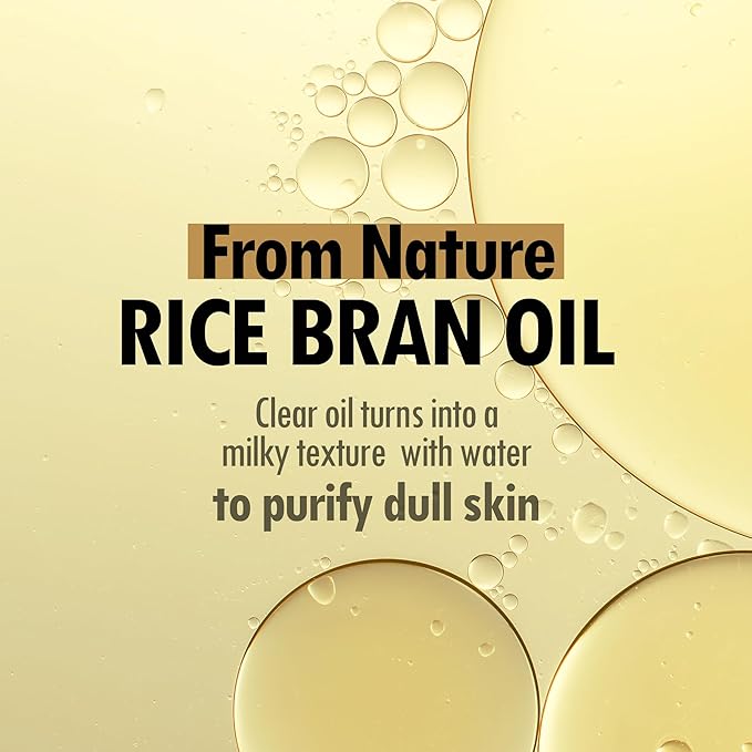 VEGREEN Rice Daily Moisture Pore Cleanser Oil – Cleanser for Face & Makeup Removal, Deep Pore Control & Hydrating Korean Cleansing for Oily & Sensitive Skin, 7-Plant Oil Complex - 5.07 fl oz