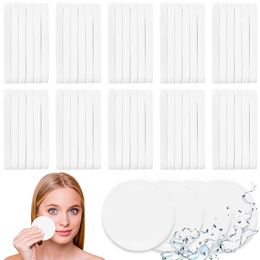 120 Pcs Facial Sponges Compressed,Facial Cleansing Pads,Natural Cosmetic Spa Sponges for Facial Cleansing,Exfoliating Face Sponges for Makeup Removal,Washing