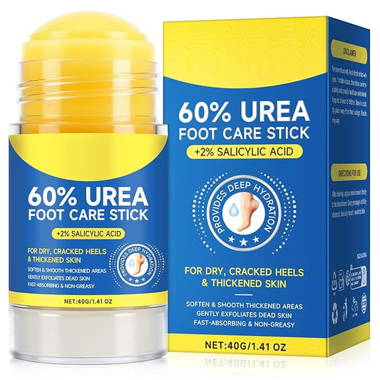 Urea Foot Cream, 60% Urea Cream for Maximum Strength Moisturizer Dry Foot, Fast Repairs Rough Skin, Nourish Cracking Heels, Callus Remover for Feet,1.41 Fl Oz