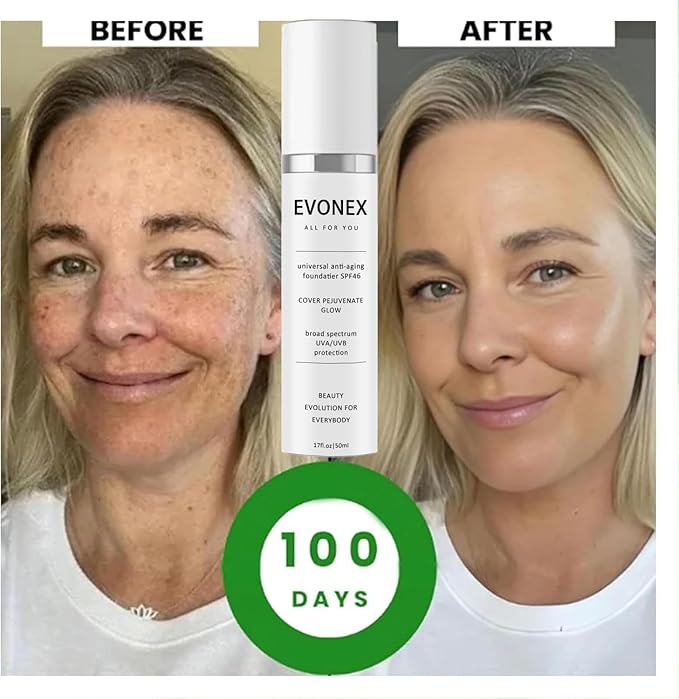 Age Defying Foundation - Light Sheer Coverage Tinted Face Sunscreen - Anti-Aging Tinted Moisturizer Cream - Foundation Serum for Women - Serum Age Defying Makeup (1pcs)