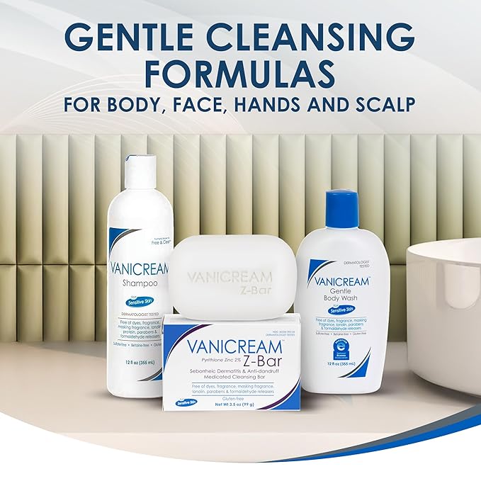 Vanicream Gentle Body Wash, 12 Fl Oz, Formulated without Common Irritants for Sensitive Skin, Gentle Cleanse and Moisture, Removes Dirt & Oils, Non-Drying, pH-Balanced Shower Gel