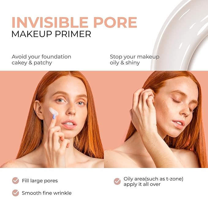 Vegan Whitening Face Primer – Smooth & Radiant Skin Base for Makeup