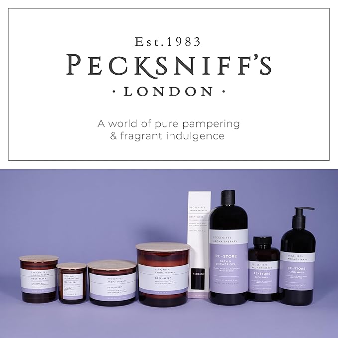 Pecksniff's Aroma:Therapy Re-Store Shower Gel – Luxurious Moisturizing Bath & Body Cleanser, 1000 ml/33.8 fl oz Bottle