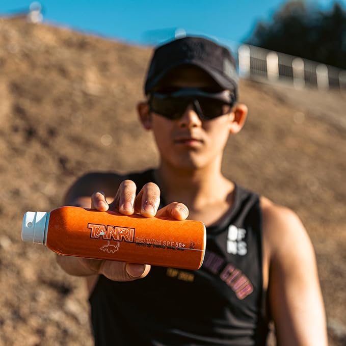 TANRI SPF50+ Aerosol Free Sunscreen Spray; Hawaii 104 Reef Act Compliant; Sunscreen Spray for Face and Body; Water & Sweat Proof; Octinoxate & Oxybenzone Free; UVA/UVB Protection; 6 fl. oz. (3-Pack)