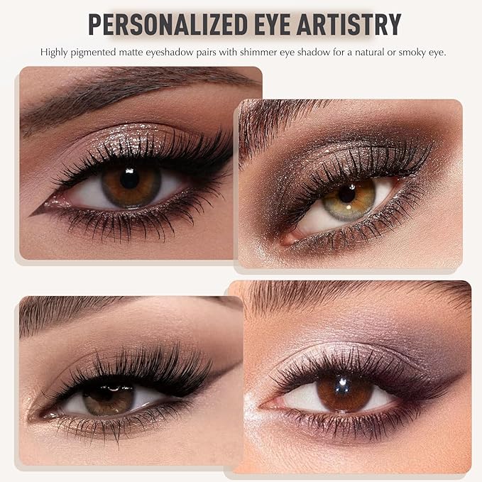 White Eyeshadow Stick, Matte Cream Eyeshadow Long-Lasting Crease-Proof Eye Brightener Stick High Pigmented Shadow Highlighter Makeup Pencil Crayon with Blending Brush & Built-in Sharpener