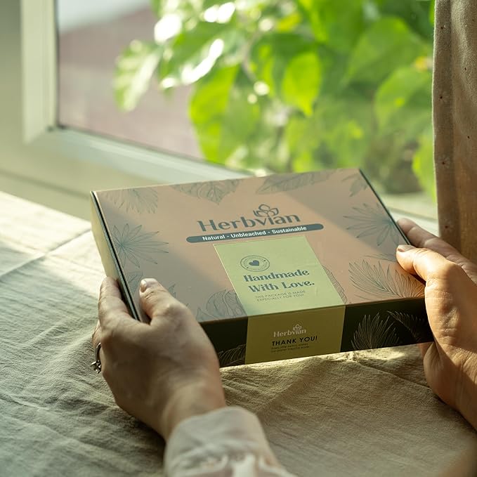 100% Natural Vietnamese Handcrafted Loofah Gift Set, Body Bath Scrubber, Face Exfoliating Sponge, Starter Kit with Gentle Cleansing (1 Box)