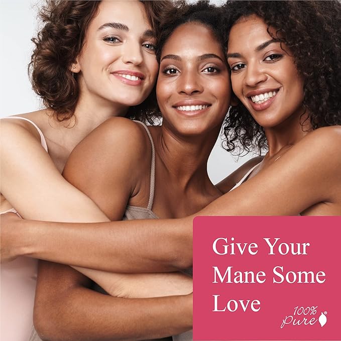 100% PURE Burdock & Neem Healthy Scalp Clarifying Shampoo Moisturizing Detox with Rose Hydrosol Replenishing Cleanser for Dry, Itchy, Flaky Scalp for Women & Men - 8 Fl Oz