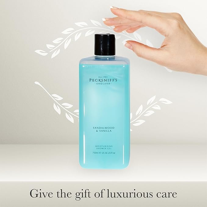 Pecksniff's Classic 750ml Shower Gel Sandalwood & Vanilla