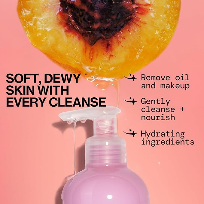 Pacifica Melt For You Facial Cleansing Oil – Hydrating Daily Face Wash & Makeup Remover Oil Cleanser for All Skin Types, Gentle Non-Comedogenic, Vegan, Clean Beauty, Dermatologist Tested 8 fl oz