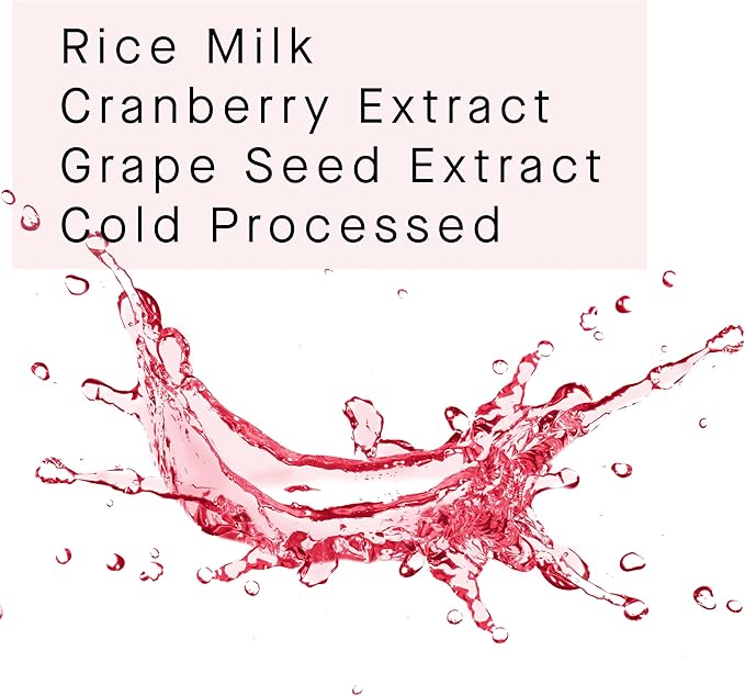 Arcona Cranberry Extract and Rice Toner - Hydrating Milky Brightening Tonic for Glowing Skin. 4.05 fl oz., Made in The USA