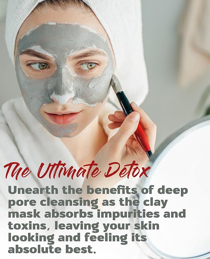 Aztec Secret – Indian Healing Clay 2 lb – Deep Pore Cleansing Facial & Body Mask – The Original 100% Natural Calcium Bentonite Clay – New Version 2