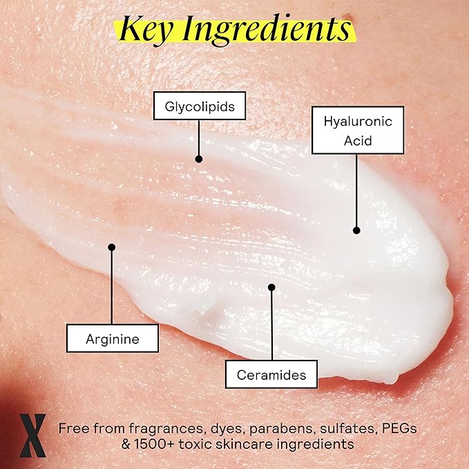 Untoxicated Moisturizing Cream - Facial Moisturizer & Body Cream for Sensitive Skin and NEA Approved for Eczema Relief - Ceramides & Hyaluronic Acid with No Common Irritants