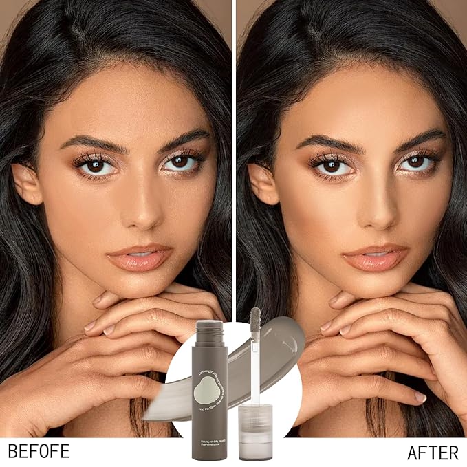 Warm Toned Natural Brown Liquid Contour Stick, Smooth Texture with Buildable Coverage, Blendable Lightweight & Long Lasting Face Shaping Contouring Makeup, Portable Travel Size, 202