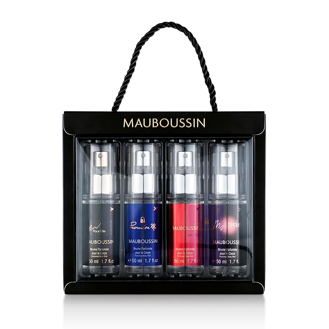 Mauboussin - Body Mist Set Premium 4x50ml (4x1.7 Fl Oz) : Elixir Pour Elle, Promise Me, In Red & My Twist Body Mists