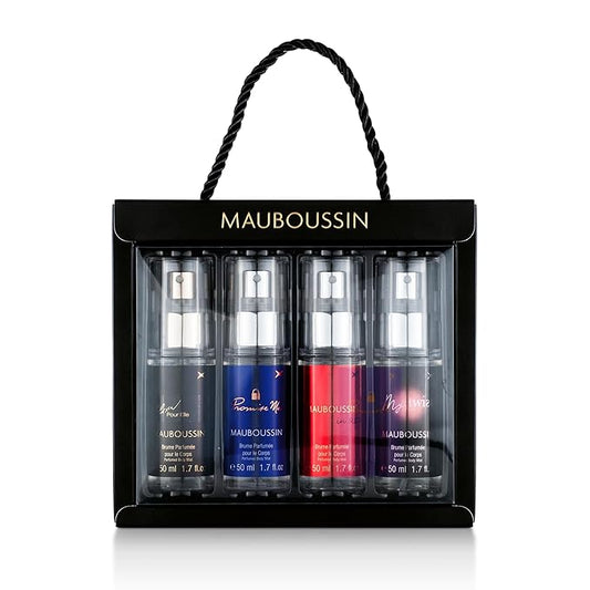 Mauboussin - Body Mist Set Premium 4x50ml (4x1.7 Fl Oz) : Elixir Pour Elle, Promise Me, In Red & My Twist Body Mists