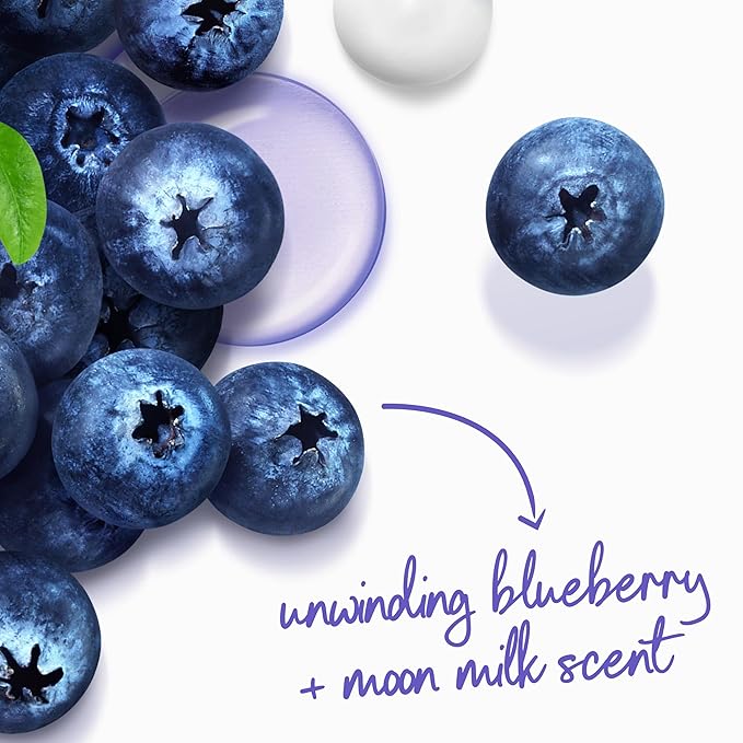 Dove Body Wash Unwind Blueberry & Moon Milk For 24hr Lotion-Soft Skin Moisturizing Skin Cleanser with No Sulfates No Parabens 30.6 oz
