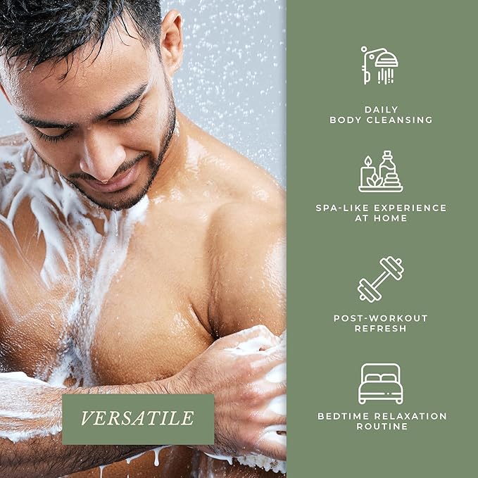 Pecksniff's Men's Luxurious Moisturizing Bath & Shower Gel | Luxury Shower with Zesty Citrus Fougere Aroma | Body Wash Men | Invigorating Stylish Scent, 1000ml