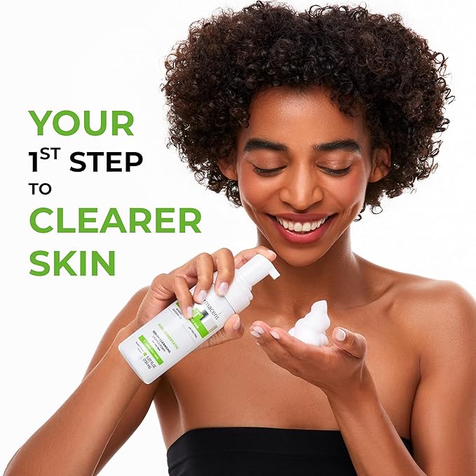 Pharmaceris Sebum Cleansing Foam – Gentle Facial Cleanser Removes Excess Oil, Dirt & Makeup, Helps Unclog Pores, Shine Control Foaming Face Wash for Oily & Sensitive Skin, PURI-SEBOSTATIC, 5.07 fl oz