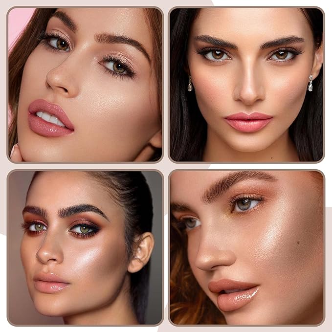 Warm Toned Contour Stick, Natural Matte Cream Contour Stick, Lightweight and Smooth Cream Bronzer Stick for Face Shaping Contouring Makeup, 02 Natural Brown