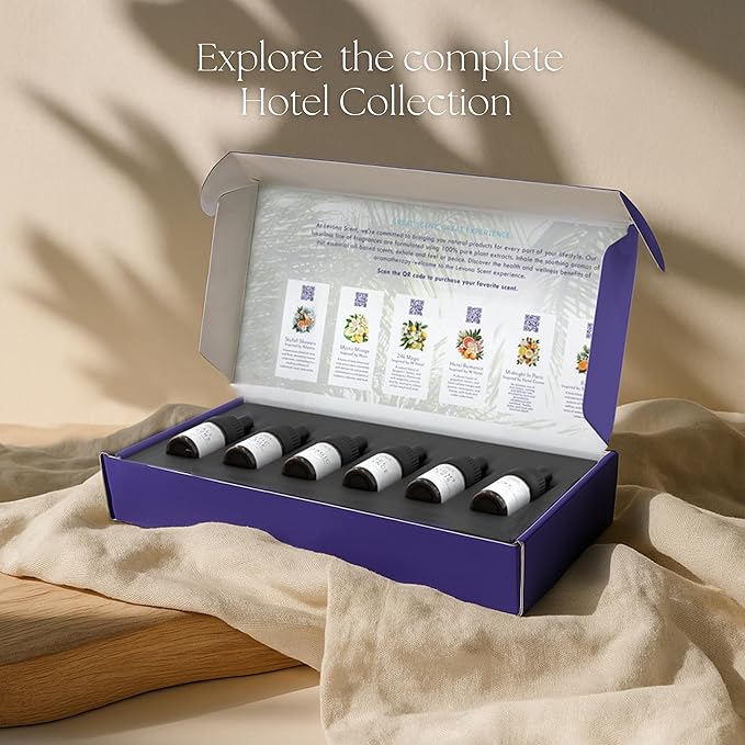 Levona Scent Essential Oil - Fresh Aroma for Home, Office, Hotel & Spa, Ideal for Humidifiers & Diffusers, Hotel Fragrance with Bergamot, Lemon & Lemongrass - 700ml / 23 fl oz, 24K Allure