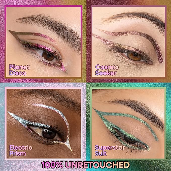 wet n wild Chameleon Chrome Eyeliner, Waterproof and Smudge-Proof, Multichrome Color Shift, Long-Lasting 18-Hour Wear, Cruelty-Free & Vegan - Superstar Suit